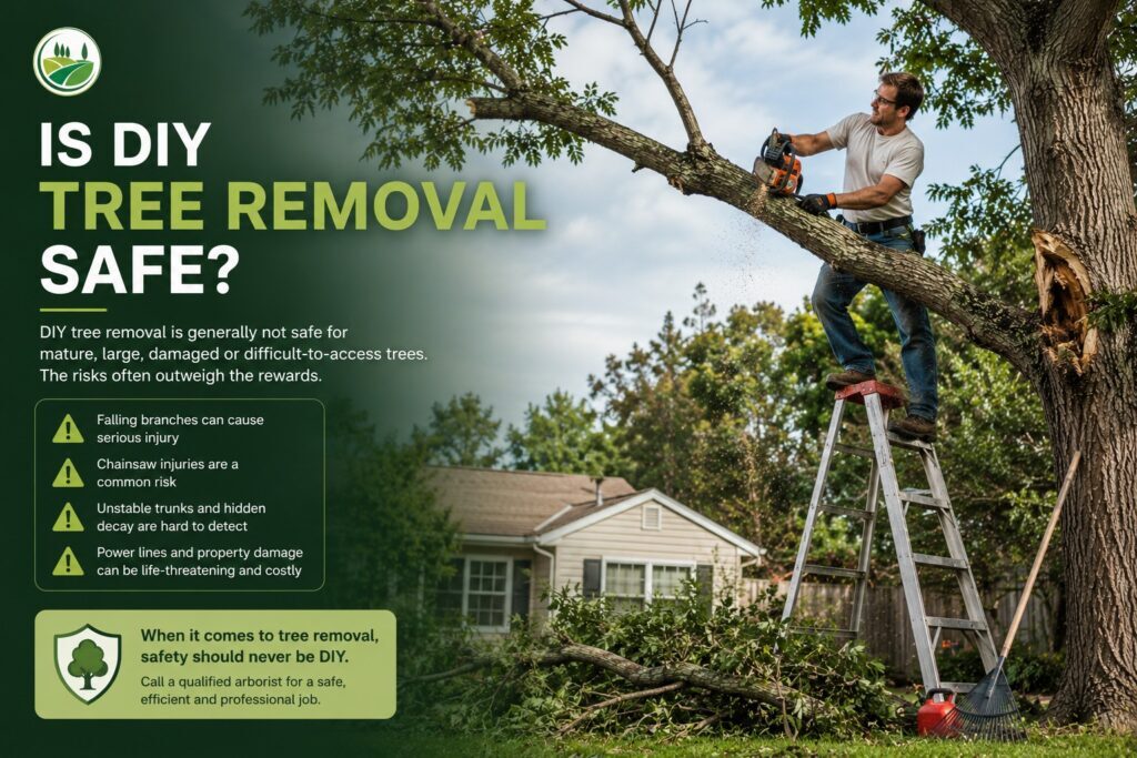 Is DIY Tree Removal Safe